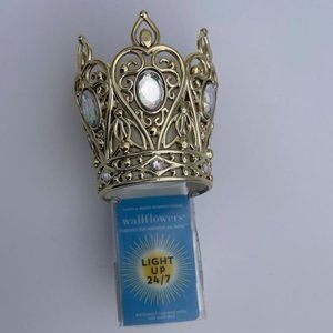 Bath & Body Works CROWN Wallflower Plug Unit Light Up NEW